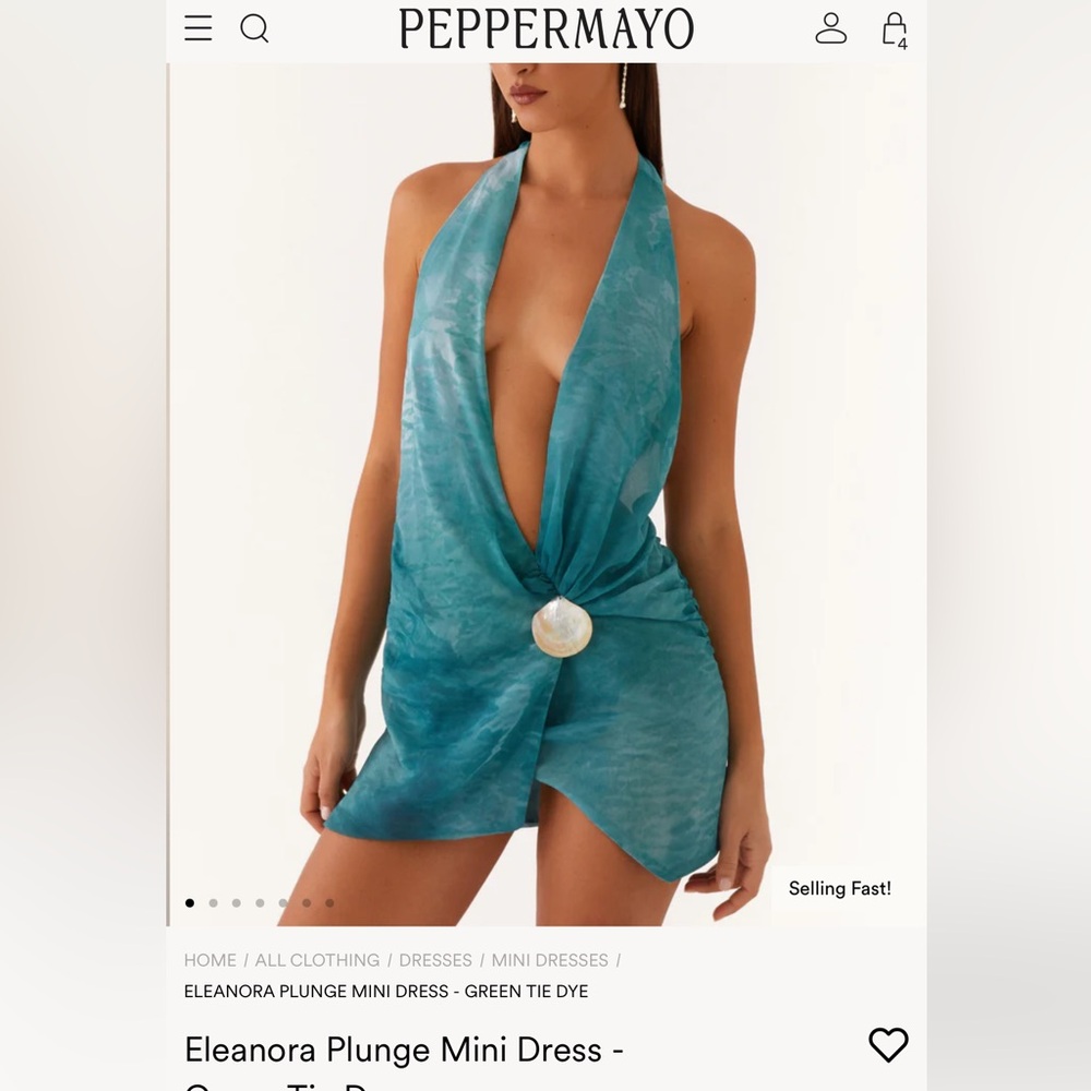 Peppermayo Backless Dress - very trendy. Never worn